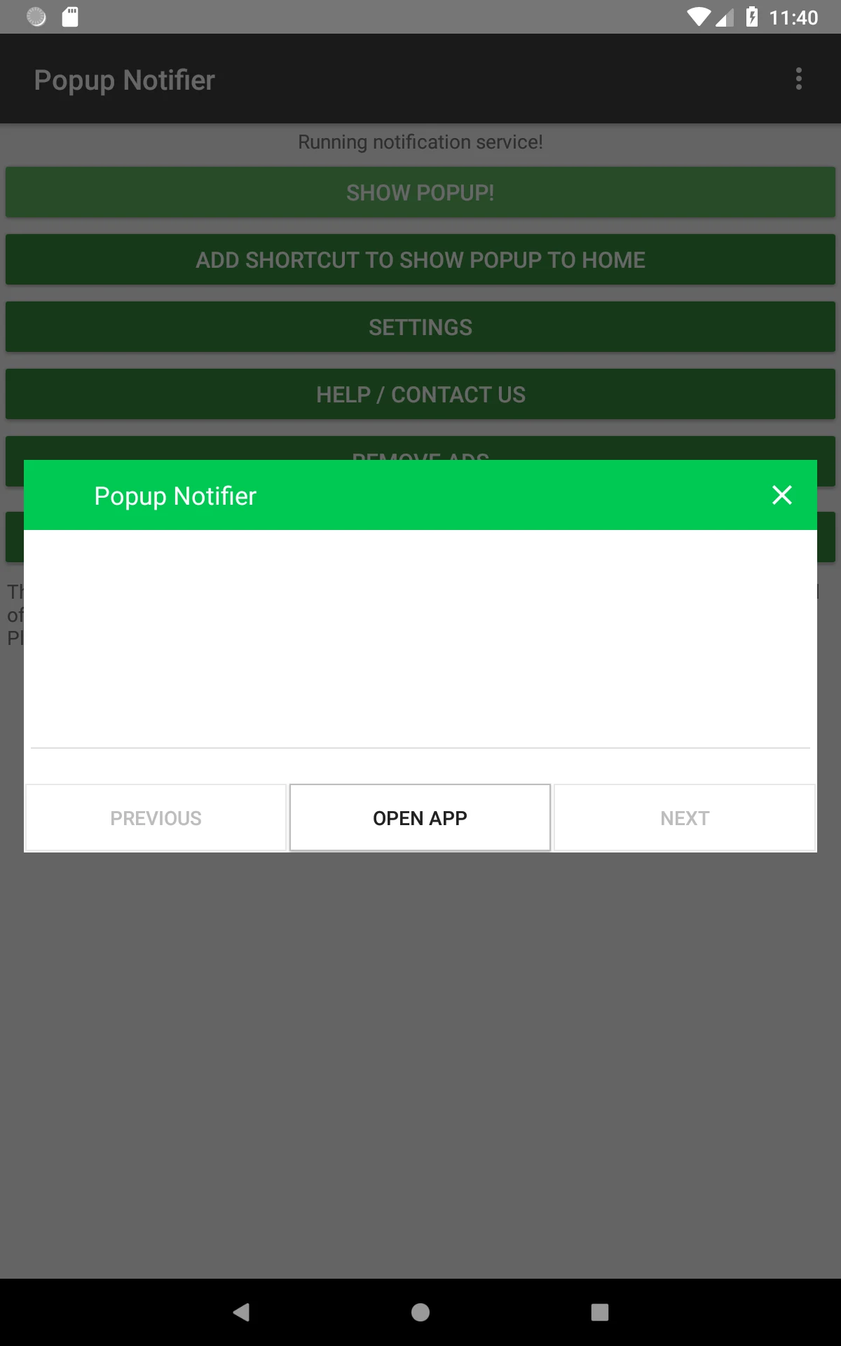 Popup Notification for LINE screenshot